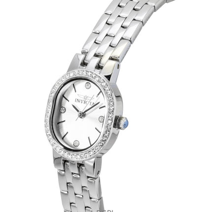 Invicta Angel Crystal Accents Stainless Steel Silver Dial Quartz 48134 Women's Watch