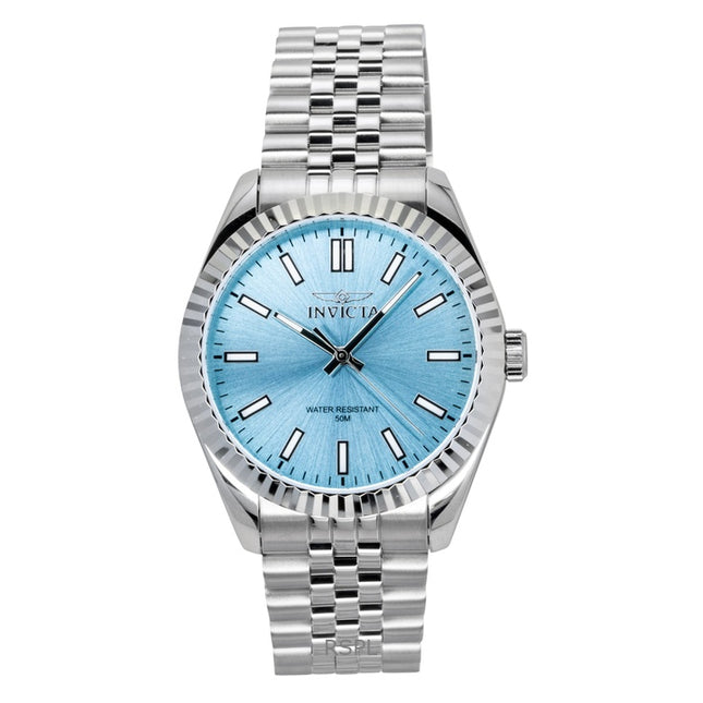 Invicta Specialty Stainless Steel Tiffany Blue Dial Quartz 48906 Men's Watch