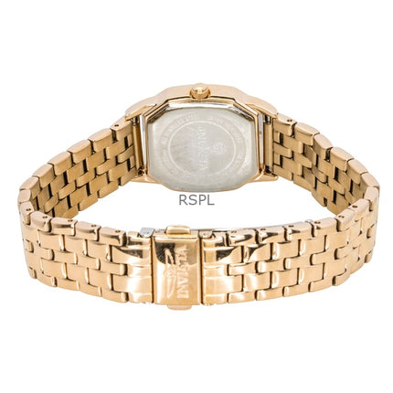 Invicta Wildflower Rose Gold Tone Stainless Steel Silver Dial Quartz 49039 Women's Watch