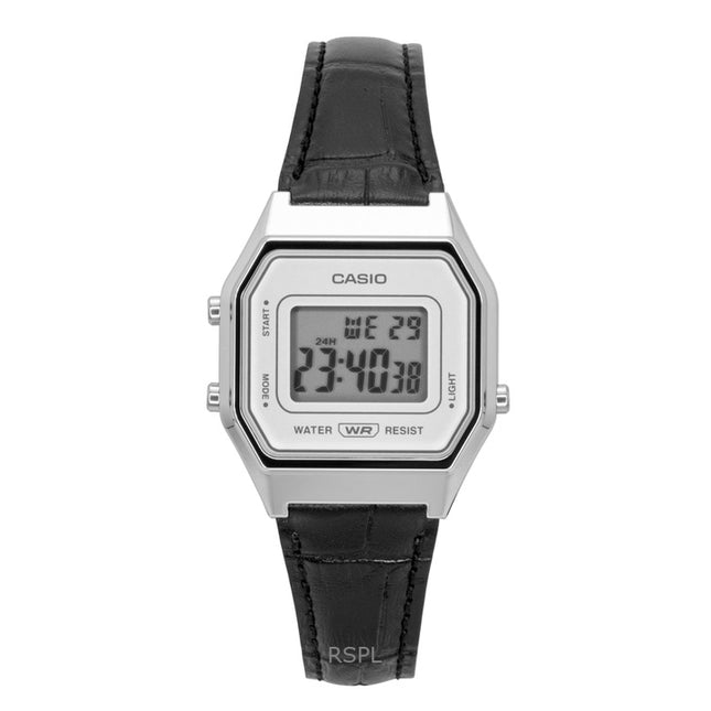 Casio Vintage Digital Leather Strap Quartz LA680WEL-1 Unisex Watch