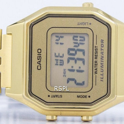 Casio Digital Quartz Stainless Steel Illuminator LA680WGA-9DF LA680WGA-9 Womens Watch