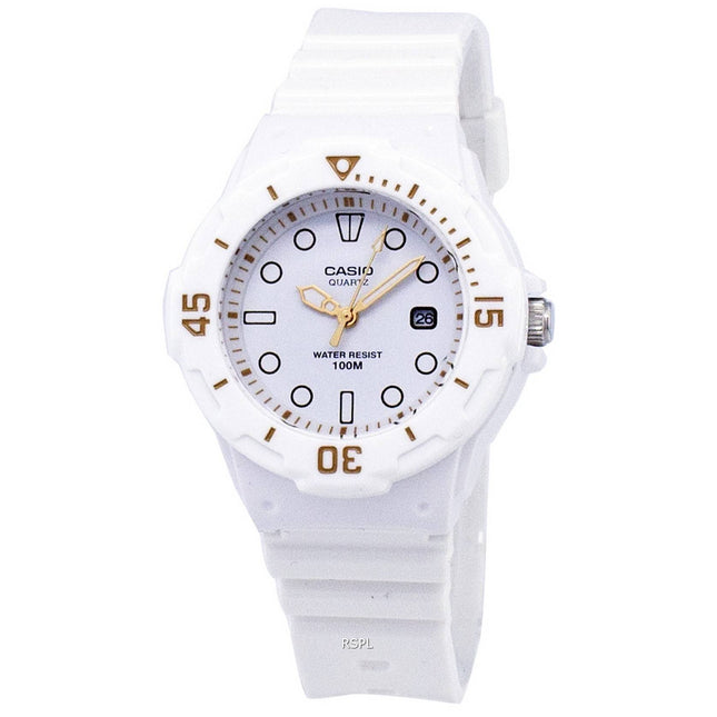 Casio Enticer Classic Analog White Dial LRW-200H-7E2VDF LRW-200H-7E2V Womens Watch