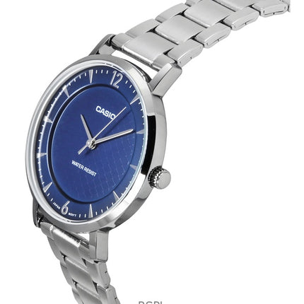 Casio Standard Analog Stainless Steel Blue Dial Quartz LTP-VT04D-2A Women's Watch