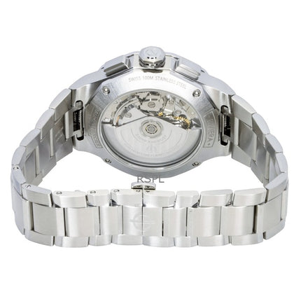 Baume & Mercier Riviera Chronograph Stainless Steel Black Dial Automatic M0A10825 100M Men's Watch