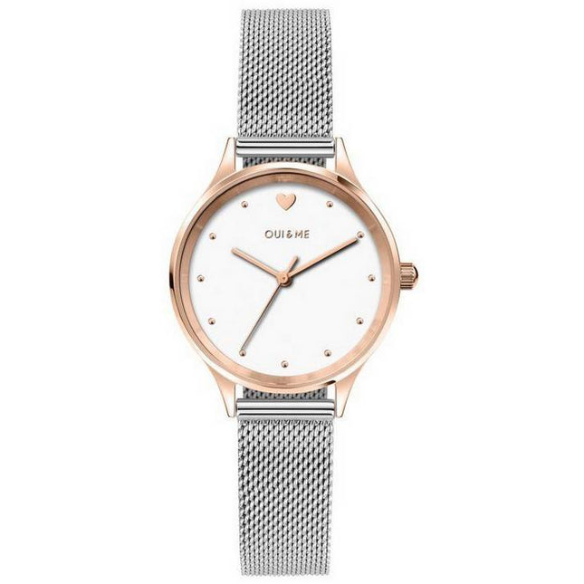 Oui  Me Bichette White Dial Stainless Steel Quartz ME010169 Womens Watch