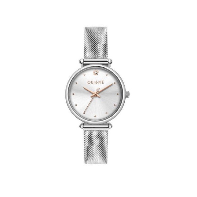 Oui & Me Etoile Stainless Steel Silver Dial Quartz ME010296 Women's Watch