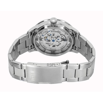 Fossil Townsman Stainless Steel Blue Skeleton Dial Automatic ME3260 Men's Watch