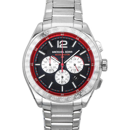 Michael Kors Oversized Accelerator 2.0 Chronograph Stainless Steel Black Dial Quartz MK9176 Men's Watch