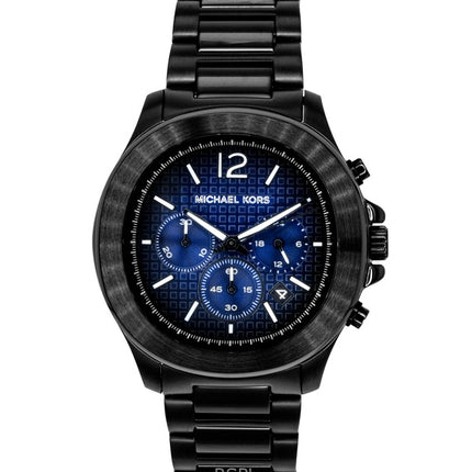 Michael Kors Oversized Sage Chronograph Stainless Steel Blue Dial Quartz MK9193 Men's Watch