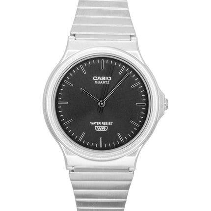 Casio Analog Stainless Steel Silver Sunray Dial Quartz MQ-24DA-1A Unisex Watch