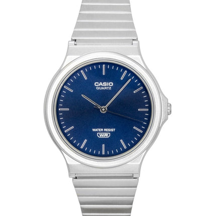 Casio Analog Stainless Steel Blue Dial Quartz MQ-24DA-2A Unisex Watch