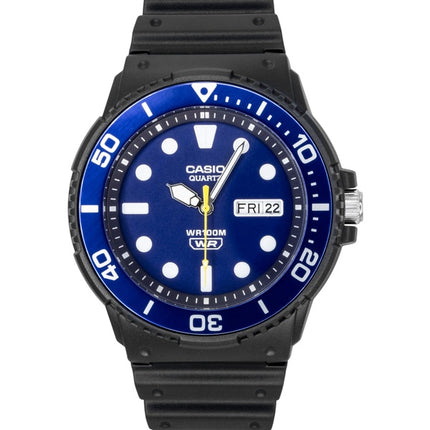 Casio Analog Resin Strap Blue Dial Quartz MRW-230H-2EV 100M Men's Watch