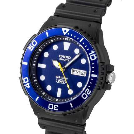 Casio Analog Resin Strap Blue Dial Quartz MRW-230H-2EV 100M Men's Watch