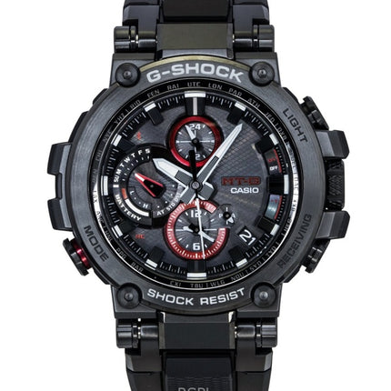 Casio G-Shock MT-G Analog Smartphone Link Resin Strap Black Dial Solar MTG-B1000B-1A 200M Men's Watch