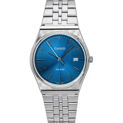 Casio Standard Analog Stainless Steel Blue Dial Quartz MTP-B145D-2A2 Mens Watch