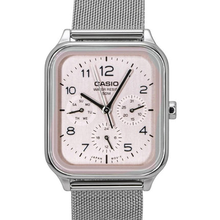 Casio Standard Analog Stainless Steel Salmon Dial Quartz MTP-M306M-4AV Men's Watch