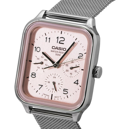 Casio Standard Analog Stainless Steel Salmon Dial Quartz MTP-M306M-4AV Men's Watch