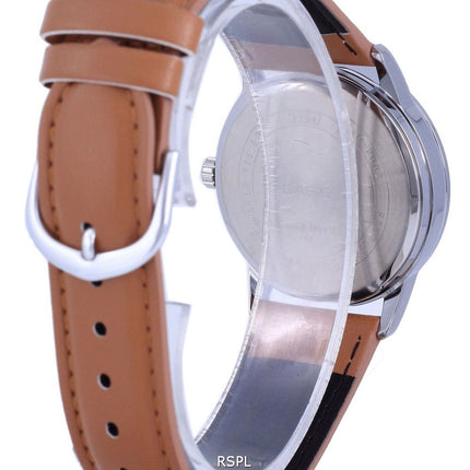 Casio Maroon Dial Stainless Steel Analog Quartz MTP-V002L-5B3 MTPV002L-5 Mens Watch