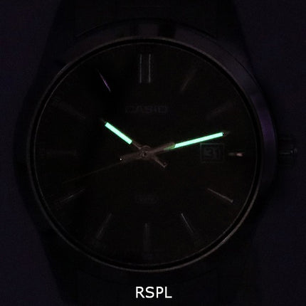 Casio Analog Stainless Steel Black Dial Quartz MTP-VD03D-1A MTPVD03D-1 Men's Watch