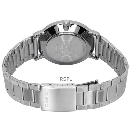 Casio Standard Analog Stainless Steel Black Dial Quartz MTP-VT03D-1B Men's Watch