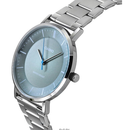 Casio Standard Analog Stainless Steel Grey Dial Quartz MTP-VT04D-8E Men's Watch