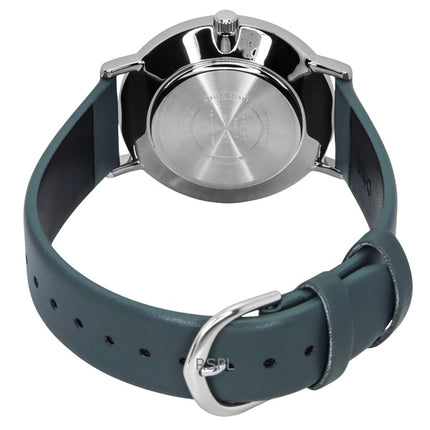 Casio Standard Analog Leather Strap Grey Dial Quartz MTP-VT04L-8E Men's Watch