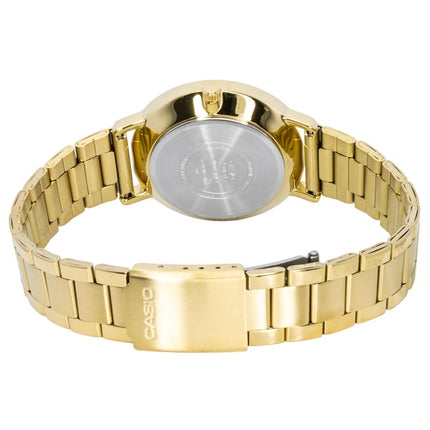 Casio Analog Gold Tone Stainless Steel Black Dial Quartz MTP-VT05G-1E Men's Watch