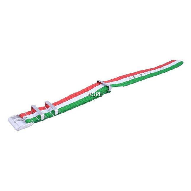 Ratio NATO23 Italy National Flag Pattern Polyester 22mm Watch Strap