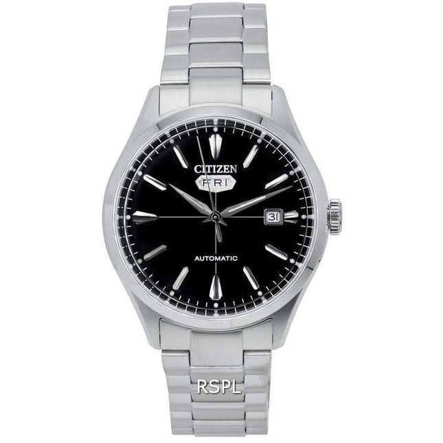 Citizen C7 Series Stainless Steel Black Dial Automatic NH8391-51E Men's Watch