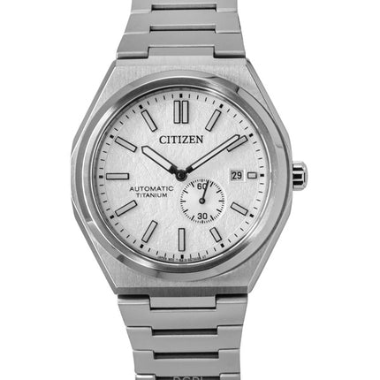 Citizen Zenshin Super Titanium Silver Dial Automatic NJ0180-80A 100M Men's Watch