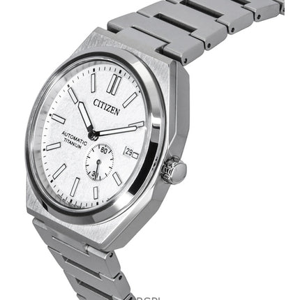 Citizen Zenshin Super Titanium Silver Dial Automatic NJ0180-80A 100M Men's Watch