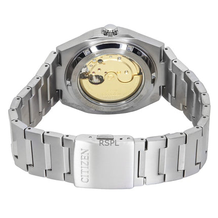 Citizen Zenshin Super Titanium Green Dial Automatic NJ0180-80X 100M Men's Watch