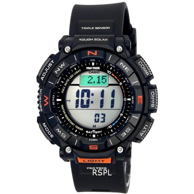 Casio Protrek Digital Solar Powered PRG-340-1 PRG340-1 100M Mens Watch