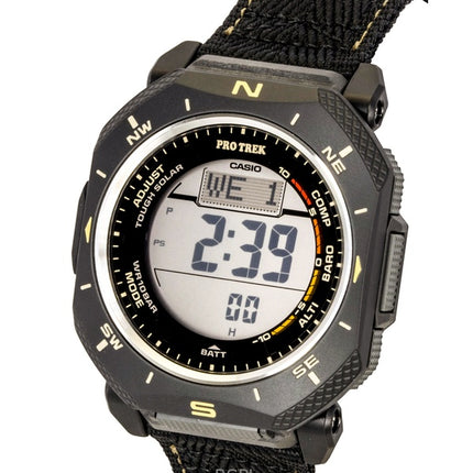 Casio Pro Trek Digital Fabric Strap Solar PRG-69B-1 100M Men's Watch