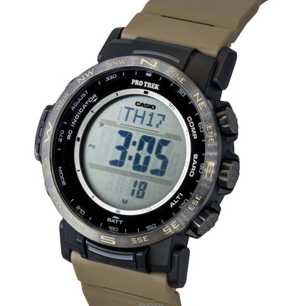 Casio Pro Trek Digital Bio-Based Resin Solar PRW-35LD-5 100M Men's Watch