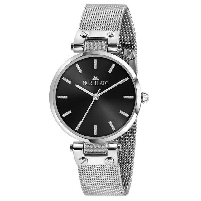 Morellato Shine Black Dial Stainless Steel Quartz R0153162505 Womens Watch
