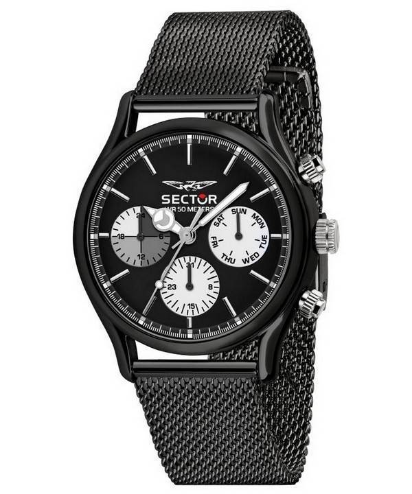 Sector 660 Black Dial Stainless Steel Quartz R3253517003 Men's