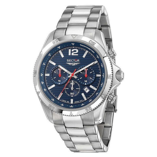 Sector 650 Chronograph Stainless Steel Blue Dial Quartz R3273631003 100M Mens Watch