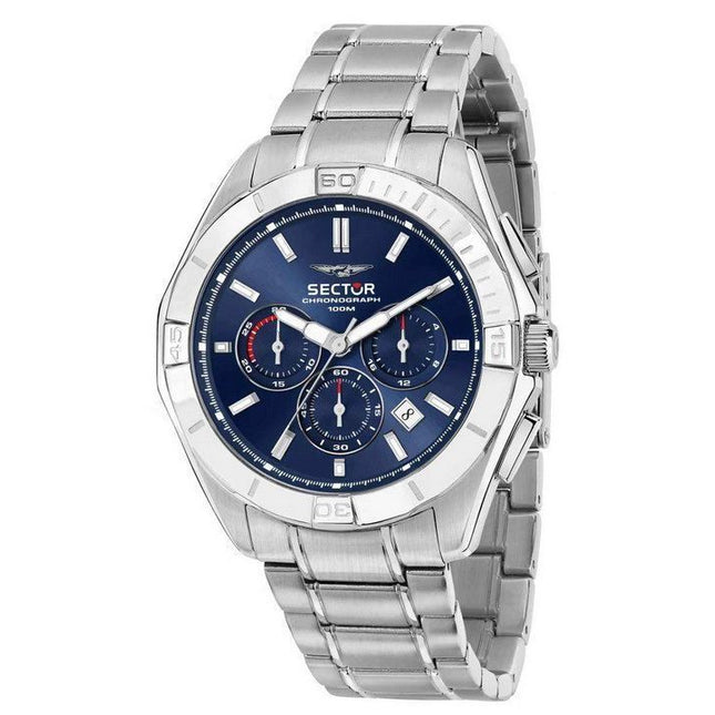 Sector 790 Chronograph Stainless Steel Blue Dial Quartz R3273636004 100M Mens Watch