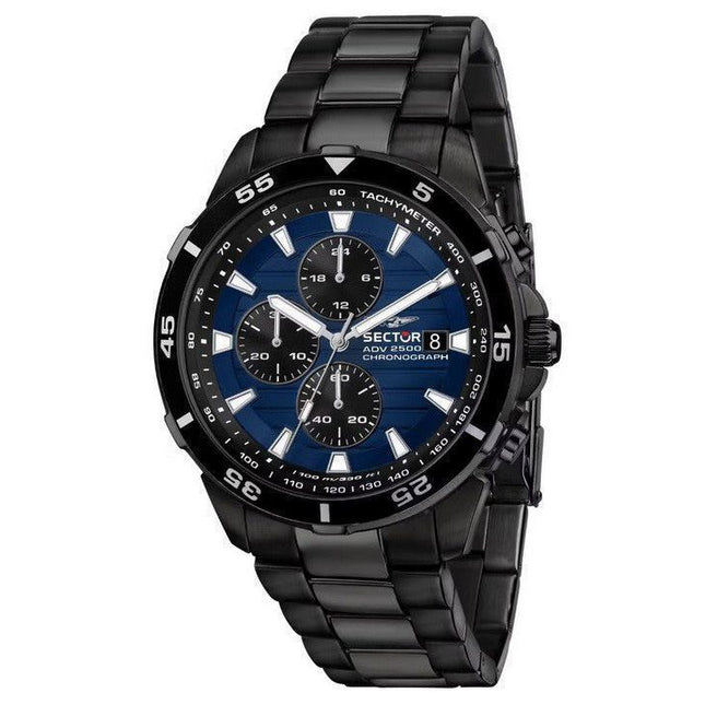 Sector ADV2500 Chronograph Stainless Steel Blue Dial Quartz R3273643001 100M Mens Watch