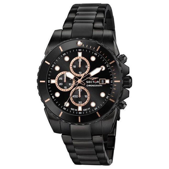 Sector 450 Chronograph Stainless Steel Black Dial Quartz R3273776005 100M Mens Watch