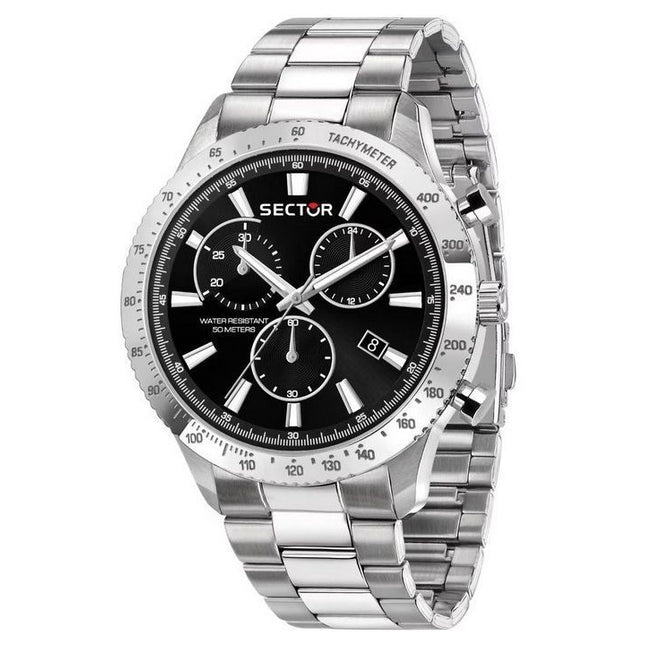 Sector 270 Chronograph Stainless Steel Black Dial Quartz R3273778005 Mens Watch
