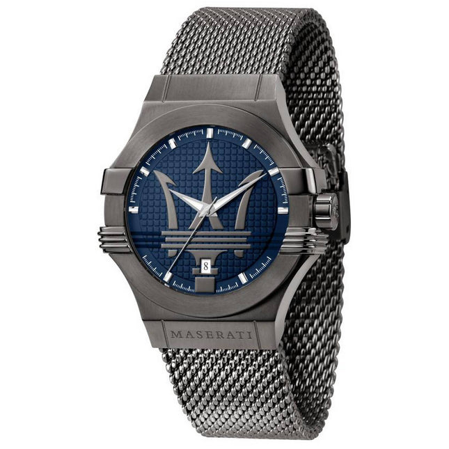 Maserati Potenza Blue Dial Stainless Steel Quartz R8853108005 100M Mens Watch