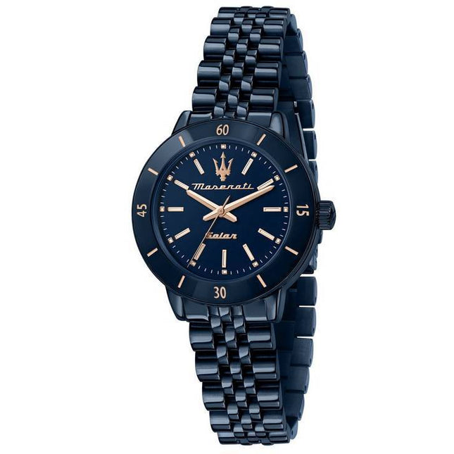 Maserati Stainless Steel Blue Dial Solar R8853149501 Womens Watch