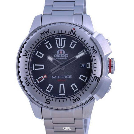 Orient M-Force Black Dial Automatic Divers RA-AC0N01B10B 200M Mens Watch