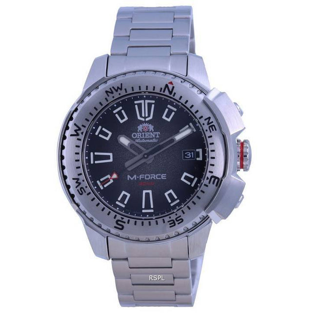 Orient M-Force Black Dial Automatic Divers RA-AC0N01B10B 200M Mens Watch