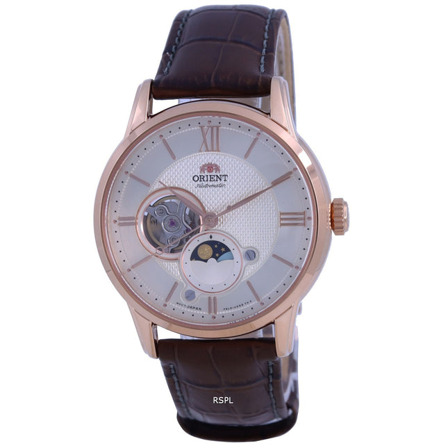 Orient Classic Sun & Moon Open Heart Automatic RA-AS0009S10B RA-AS0009S30B Men's Watch