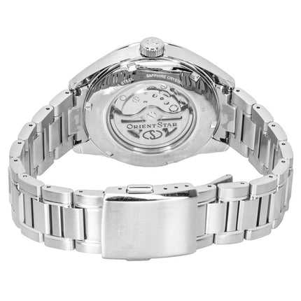 Orient Star Contemporary M34 F7 Stainless Steel Semi Skeleton White Dial Automatic RE-BY0011S Men's Watch
