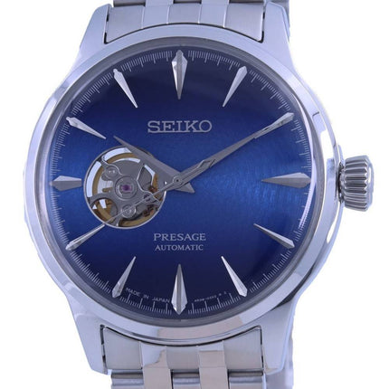 Refurbished Seiko Presage Cocktail Time Blue Acapulco Open Heart Automatic SSA439J1 Men's Watch