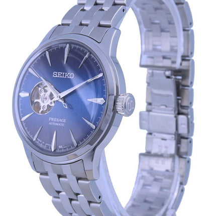 Refurbished Seiko Presage Cocktail Time Blue Acapulco Open Heart Automatic SSA439J1 Men's Watch